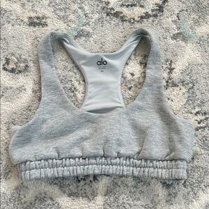 Alo Yoga Scoop Neck Sweatshirt Bra
